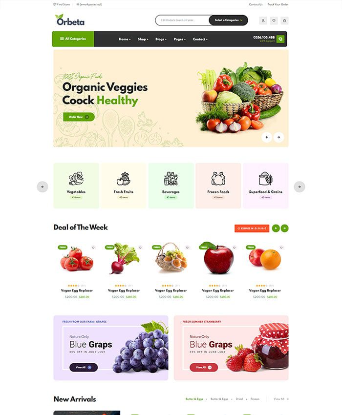 Website bán hàng thực phẩm giá rẻ