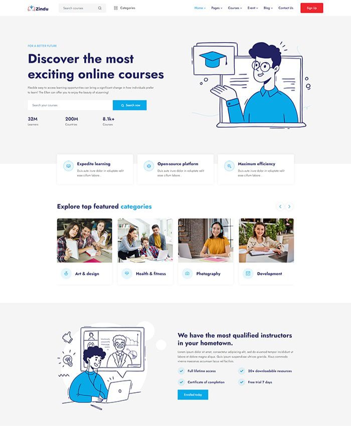 Thiết kế website giáo dục chất lượng