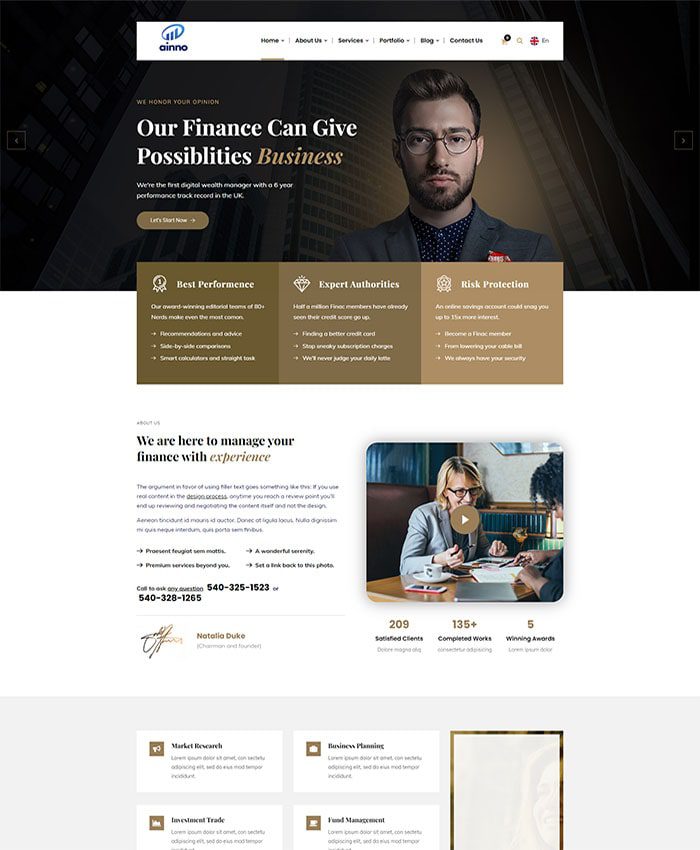 Thiết kế website tư vấn tài chính chuyên nghiệp 03