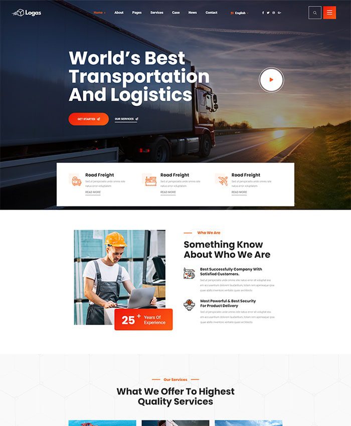 Thiết kế website logistics chuẩn SEO