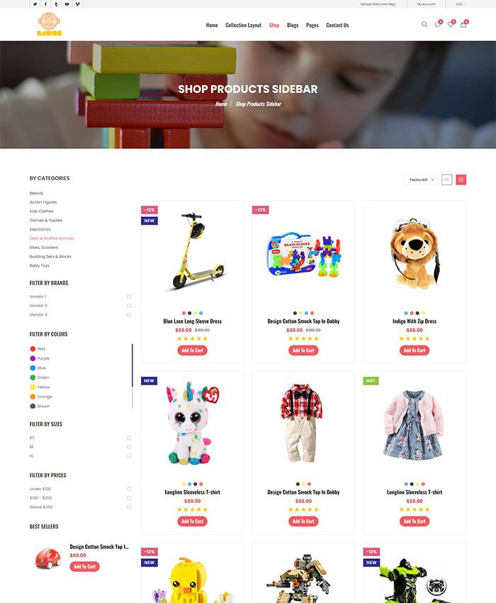 Website bán đồ chơi trẻ em