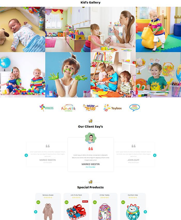 Thiết kế web bán hàng thời trang trẻ em