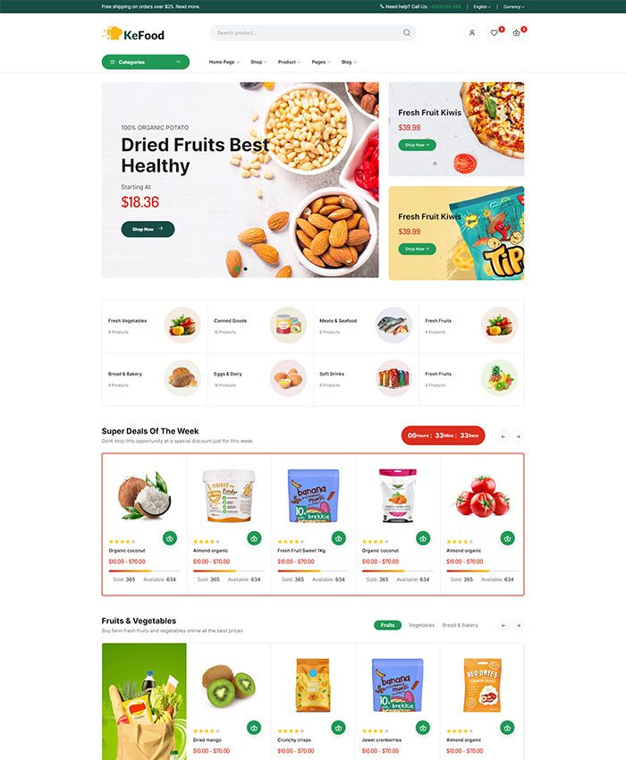 Thiết kế website chuẩn SEO thực phẩm