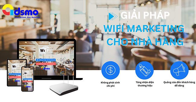 Wifi marketing cho nhà hàng – Chiêu thức tiếp thị tinh tế