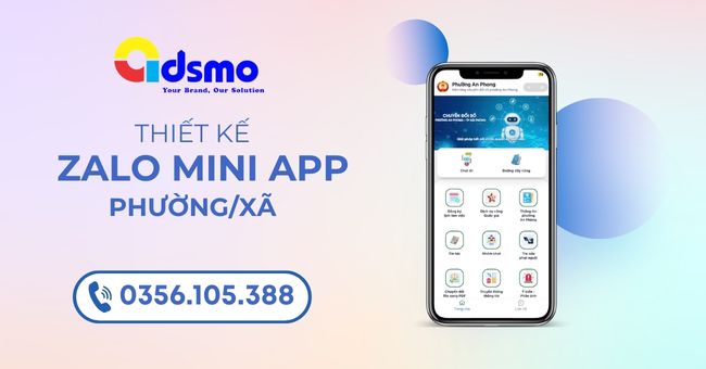 Thiết kế Zalo Mini App phường, xã