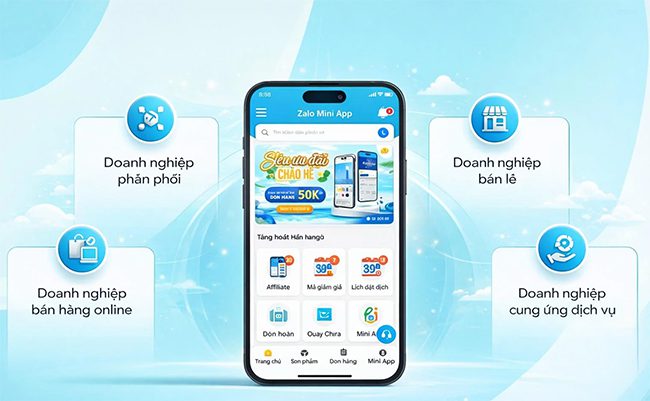 Zalo Mini App phù hợp cho nhiều doanh nghiệp