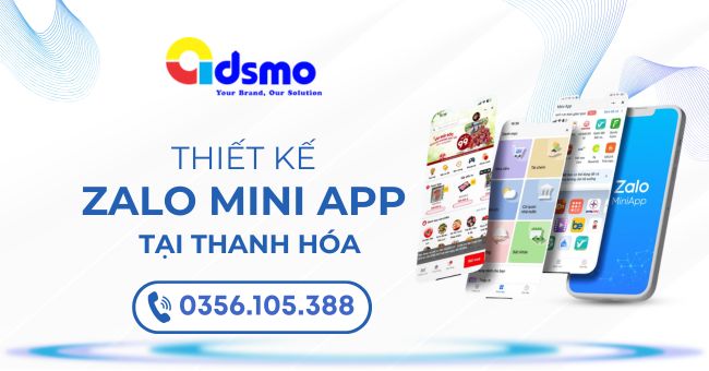 Thiết kế Zalo Mini App tại Thanh Hóa